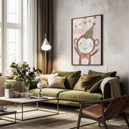 Happyape - Poster / Art Print - interiör