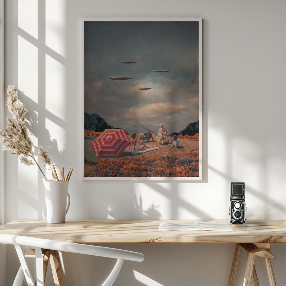 Pretend They Never Came - Poster / Art Print - interiör