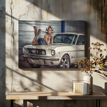 Baby you can drive my Car ..... - Poster / Art Print - interiör