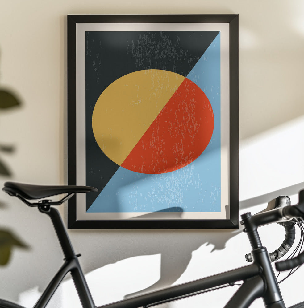 Minimal Abstract Shapes Series #18 - Poster / Art Print - interiör