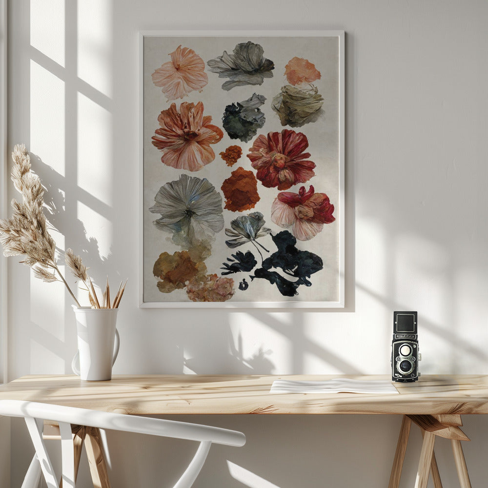 Dry Flower Collection - Poster / Art Print - interiör