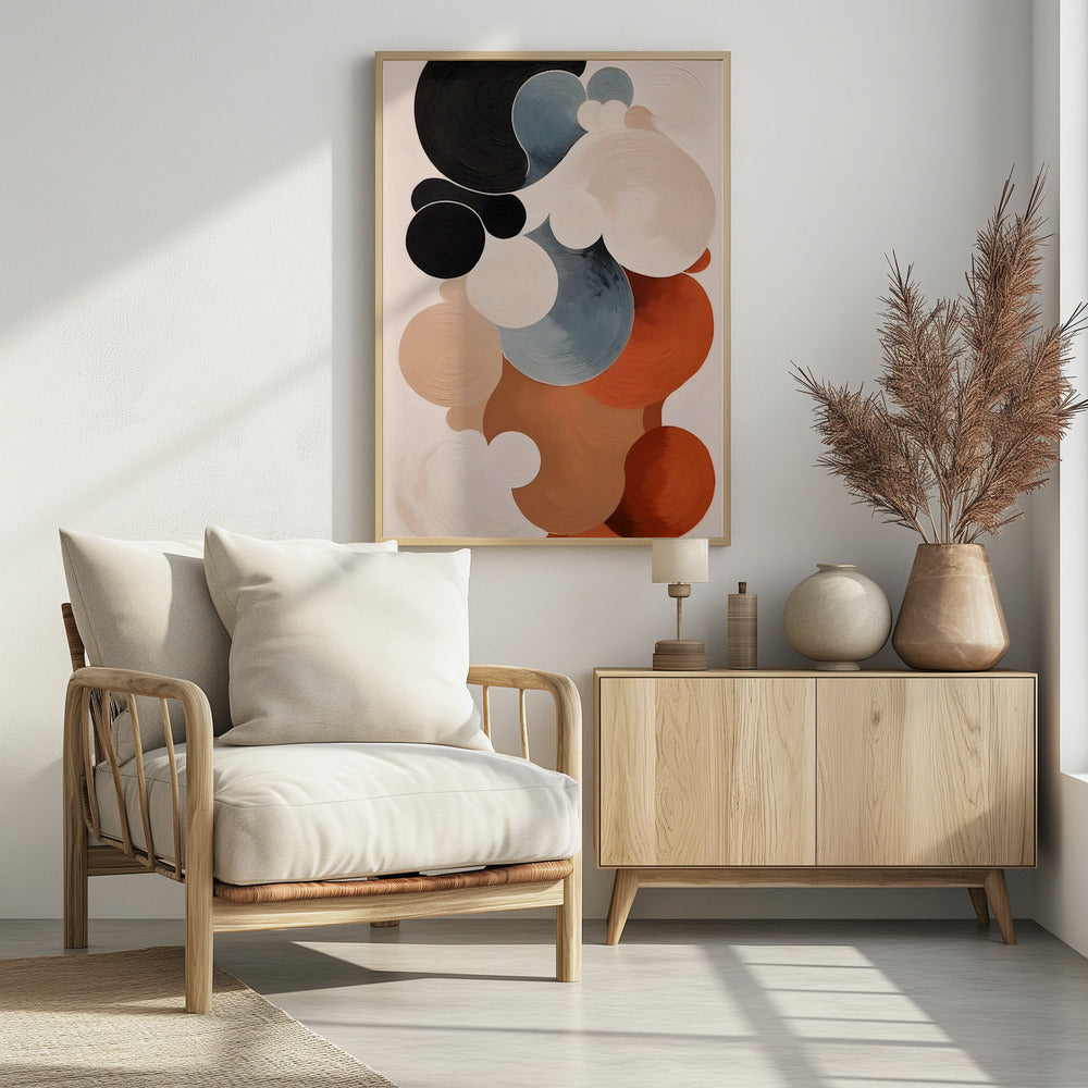 Abstract Clouds No 1 - Poster / Art Print - interiör