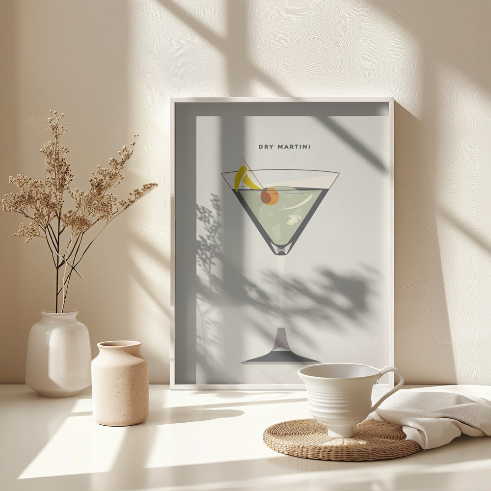 Dry Martini - Poster / Art Print - interiör
