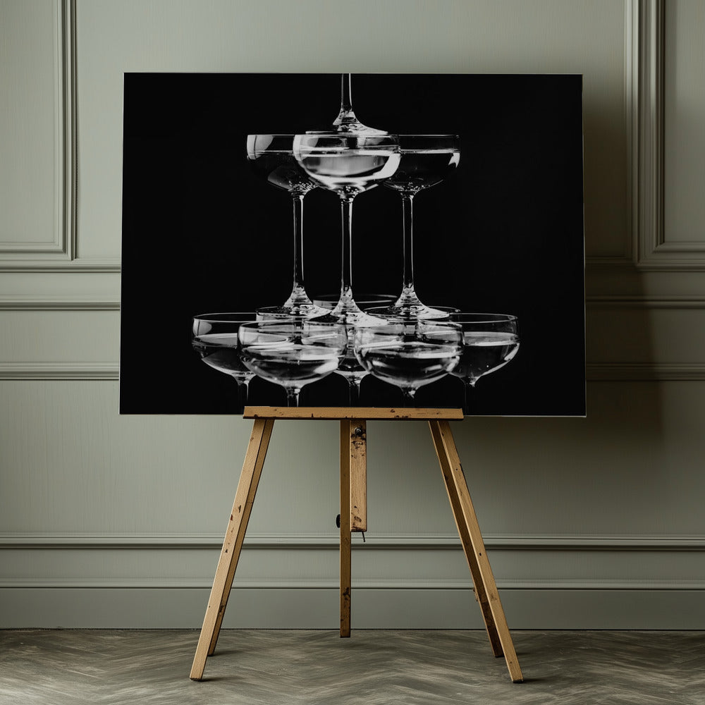Champagne tower_10 - Poster / Art Print - interiör