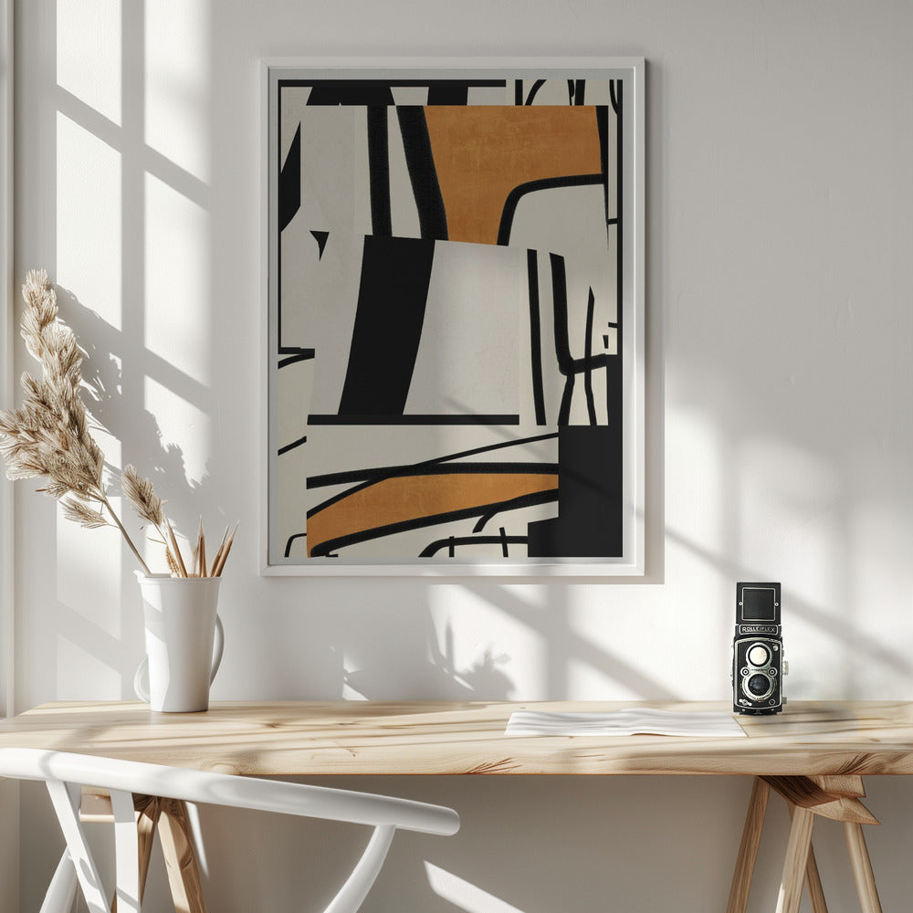 Modern Abstract Art 65 - Poster / Art Print - interiör