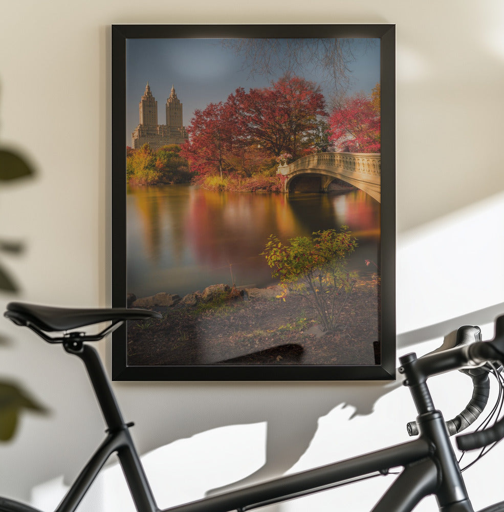 Fall in Central Park - Poster / Art Print - interiör