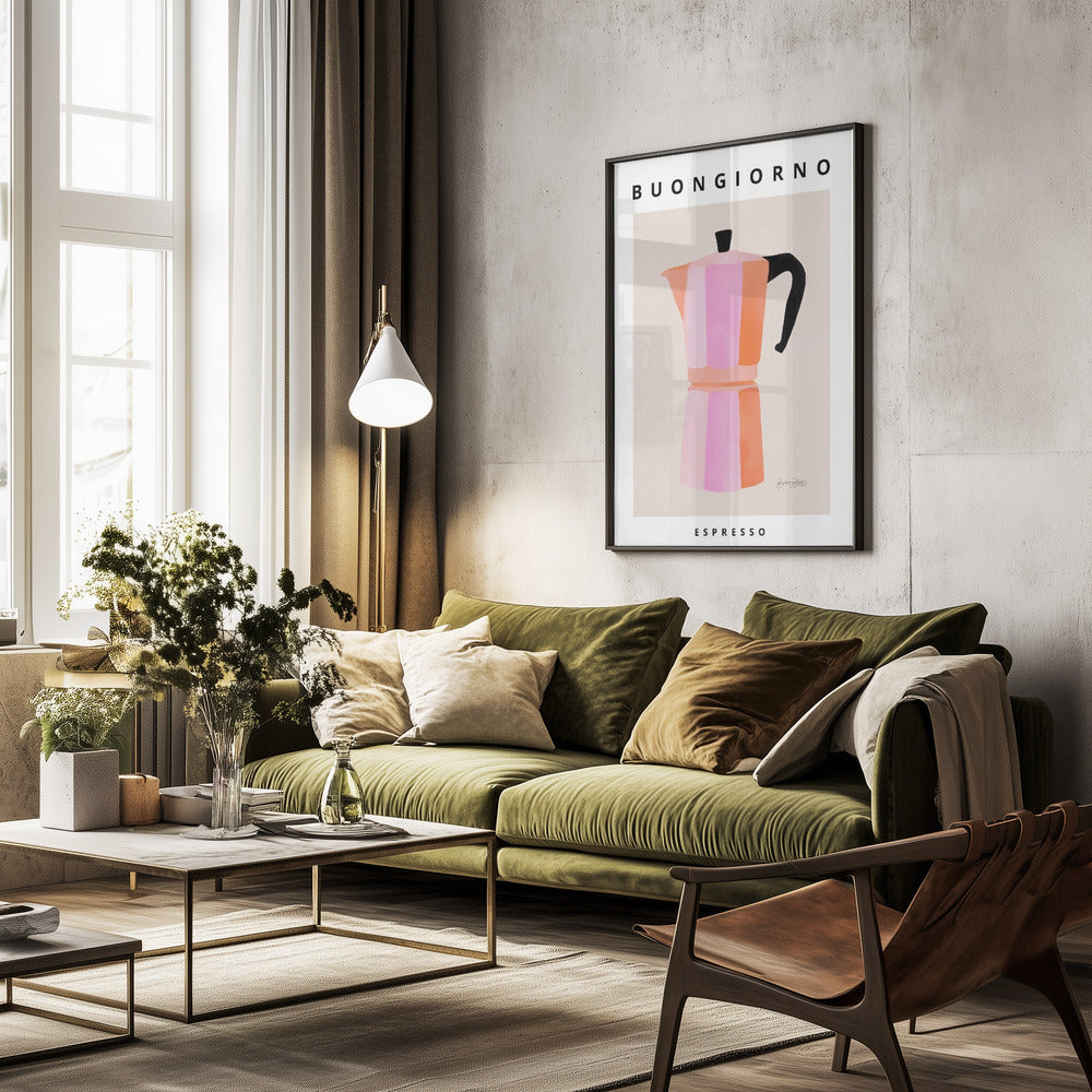 Buongiorno Espresso - Poster / Art Print - interiör