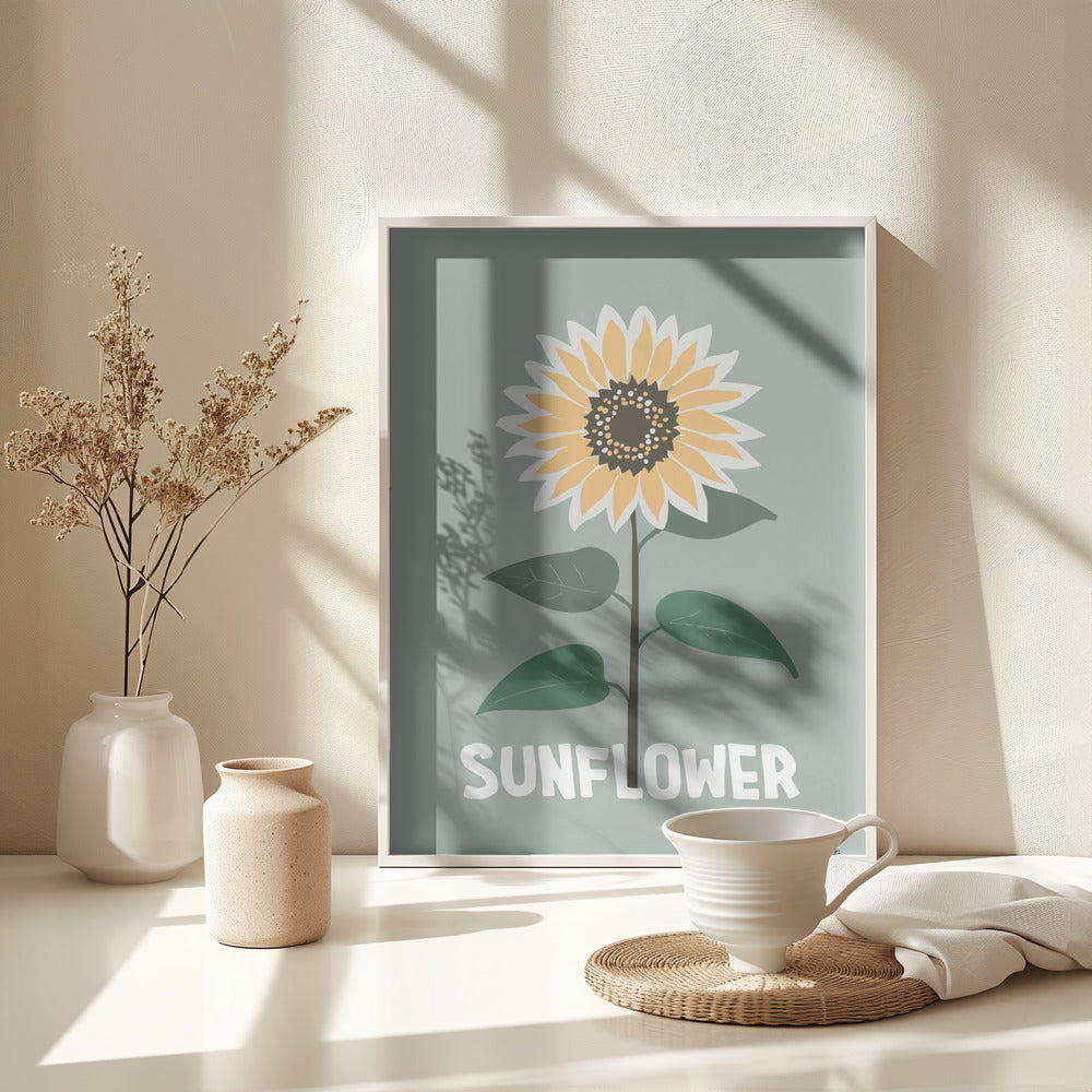Sunflower - Poster / Art Print - interiör