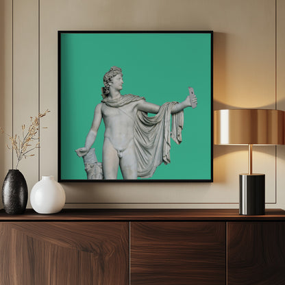 Antique Selfie - Poster / Art Print - interiör