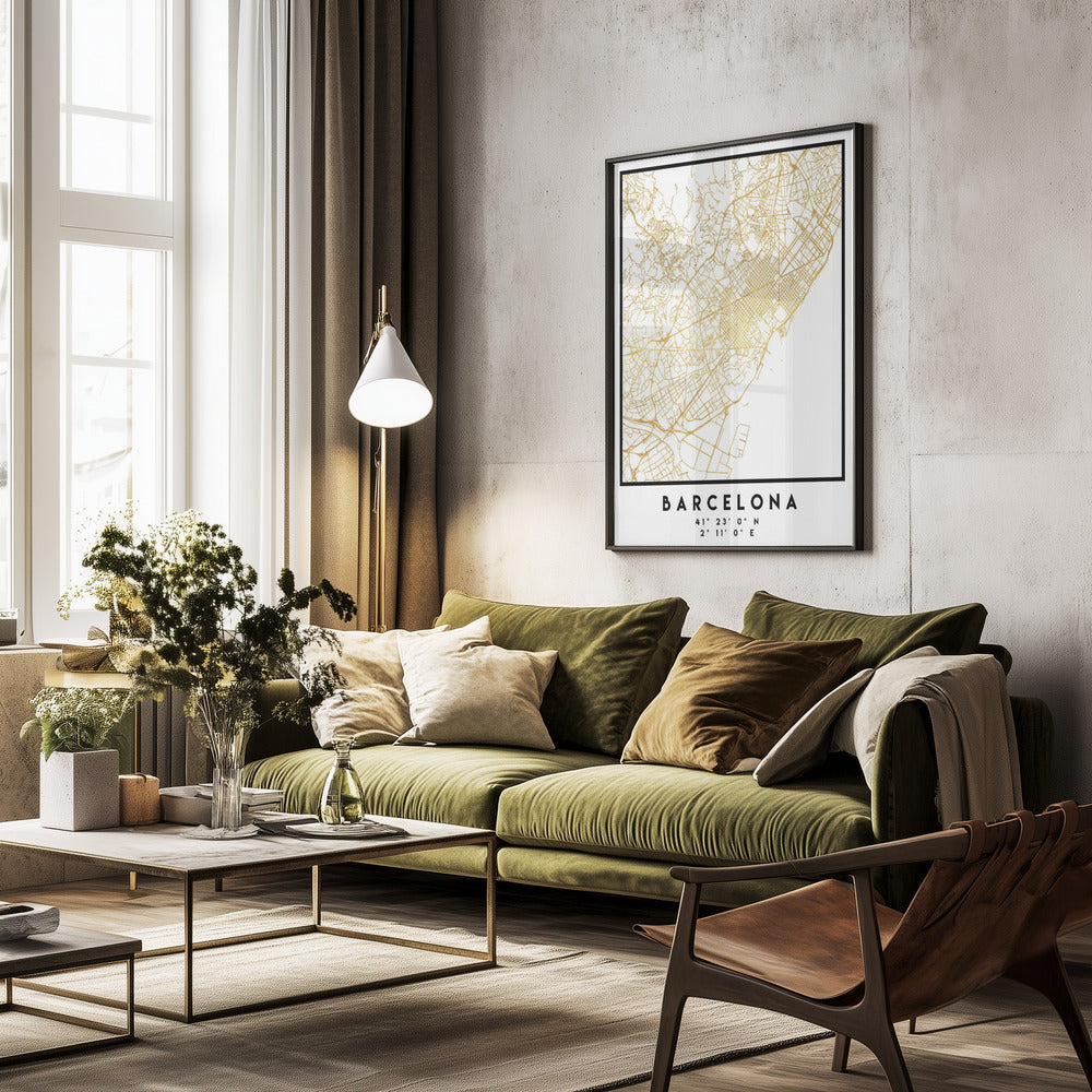 1 Maps 11 - Poster / Art Print - interiör