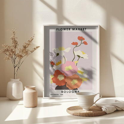 Flower Market. Bologna - Poster / Art Print - interiör