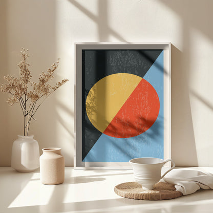 Minimal Abstract Shapes Series #18 - Poster / Art Print - interiör