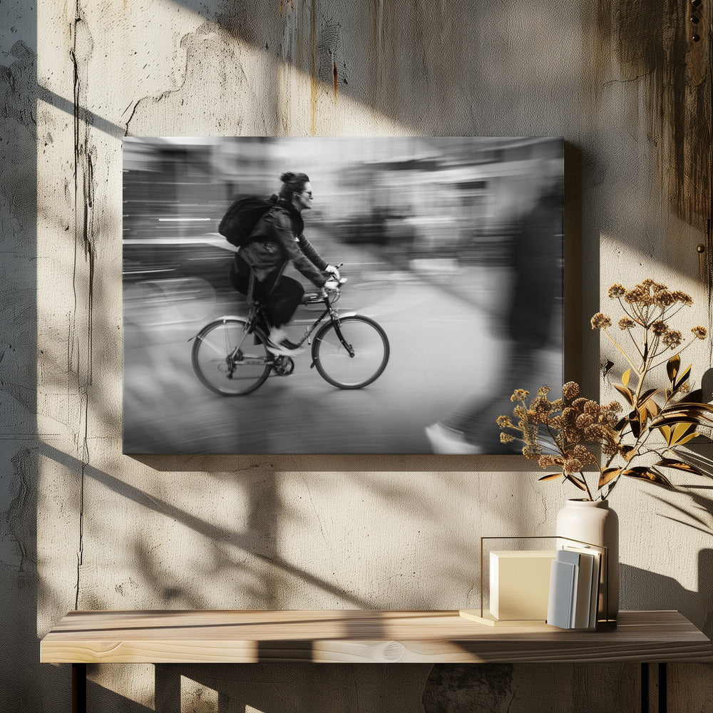 World in motion - Poster / Art Print - interiör