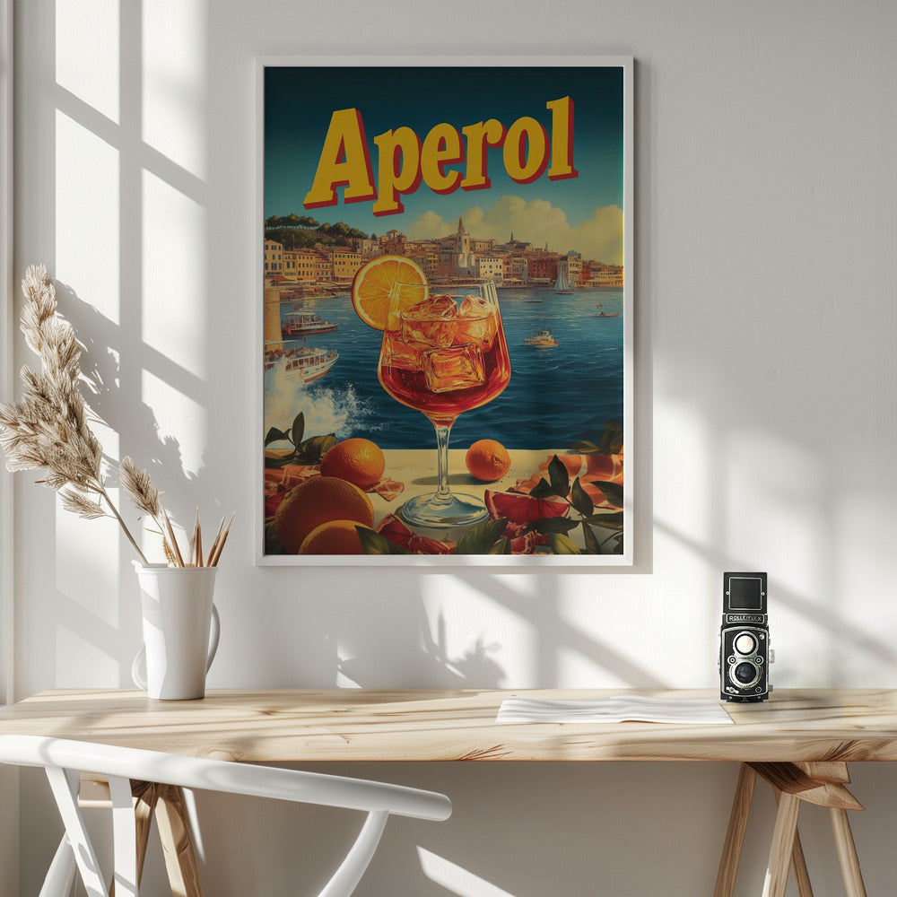 Aperol Vintage Commercial - Poster / Art Print - interiör
