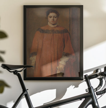 Girl In Red No.2 - Poster / Art Print - interiör