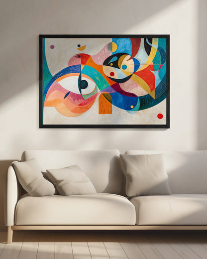 The Eyes No 1 - Poster / Art Print - interiör