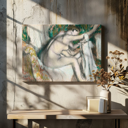 Woman Drying Her Arm No.2 - Poster / Art Print - interiör