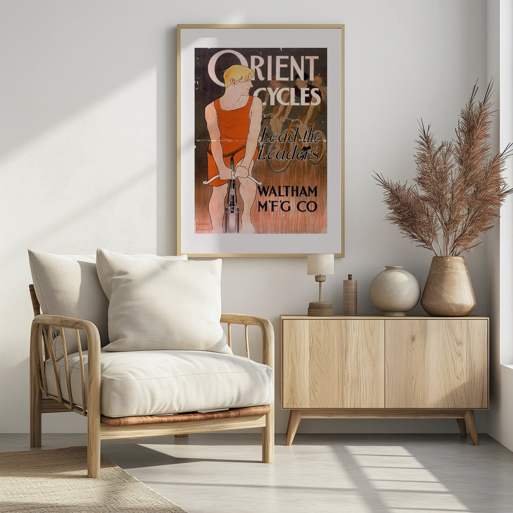 Orient Cycles Lead the Leaders - Poster / Art Print - interiör