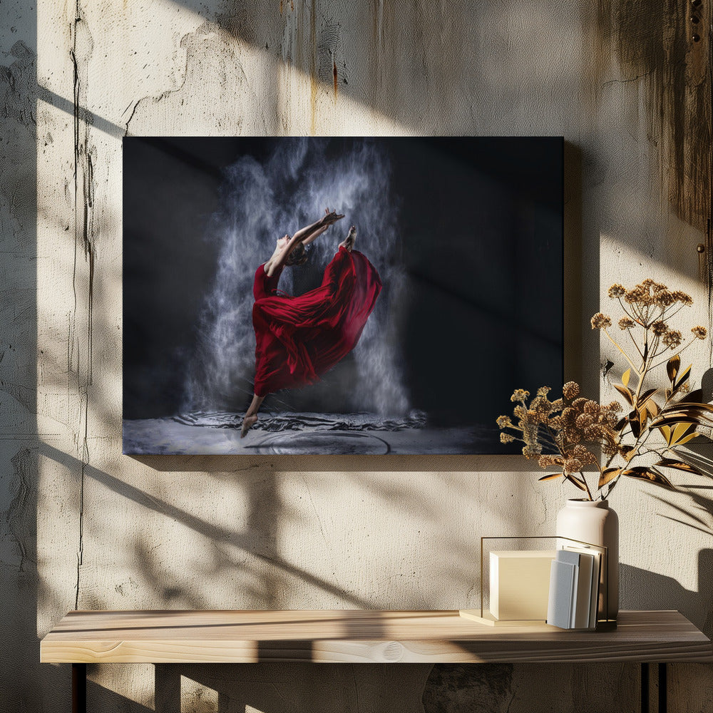 Red Dancing - Poster / Art Print - interiör