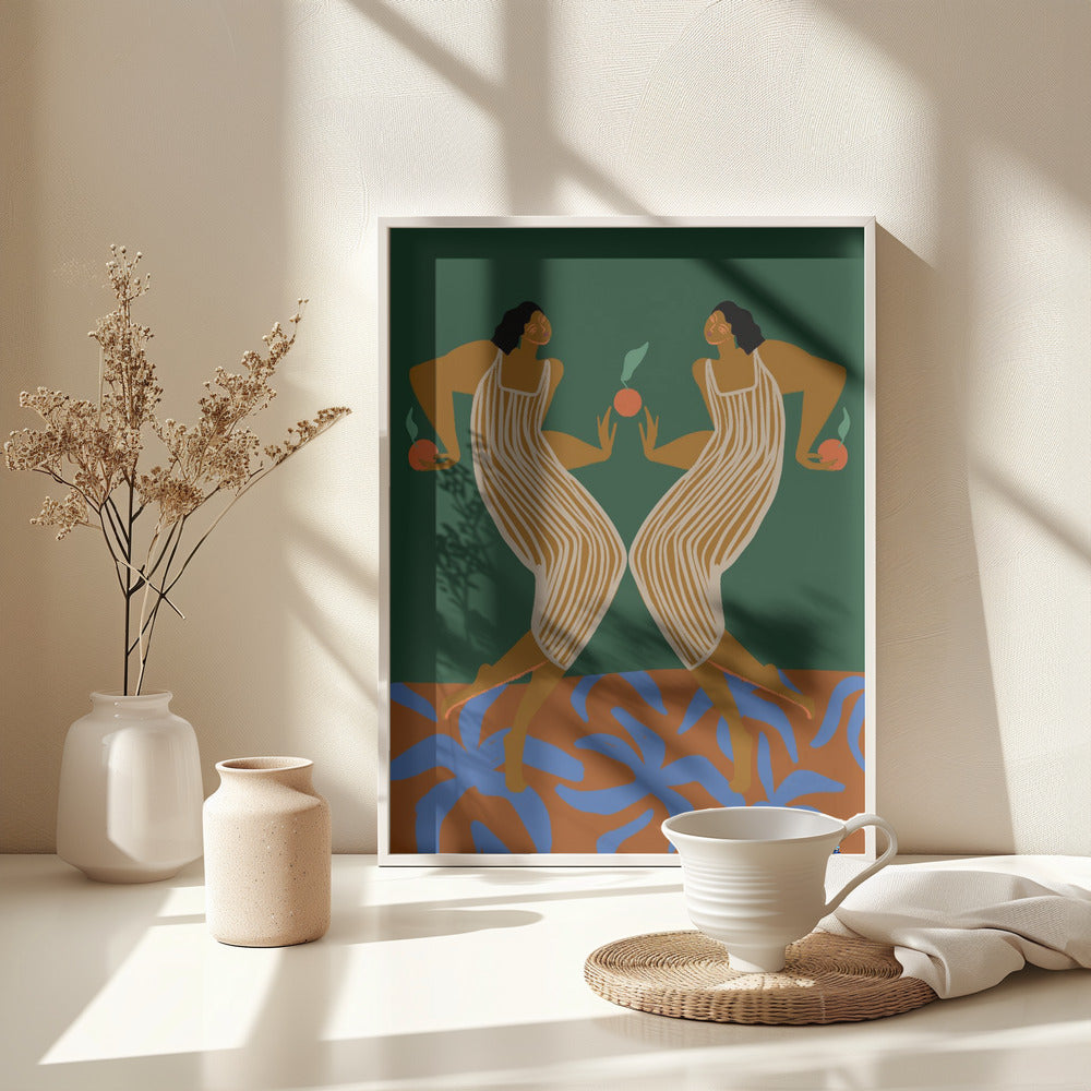 Mirror - Poster / Art Print - interiör