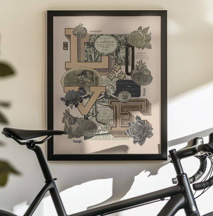 With Love - Poster / Art Print - interiör