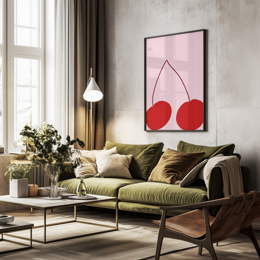 Cherry - Poster / Art Print - interiör