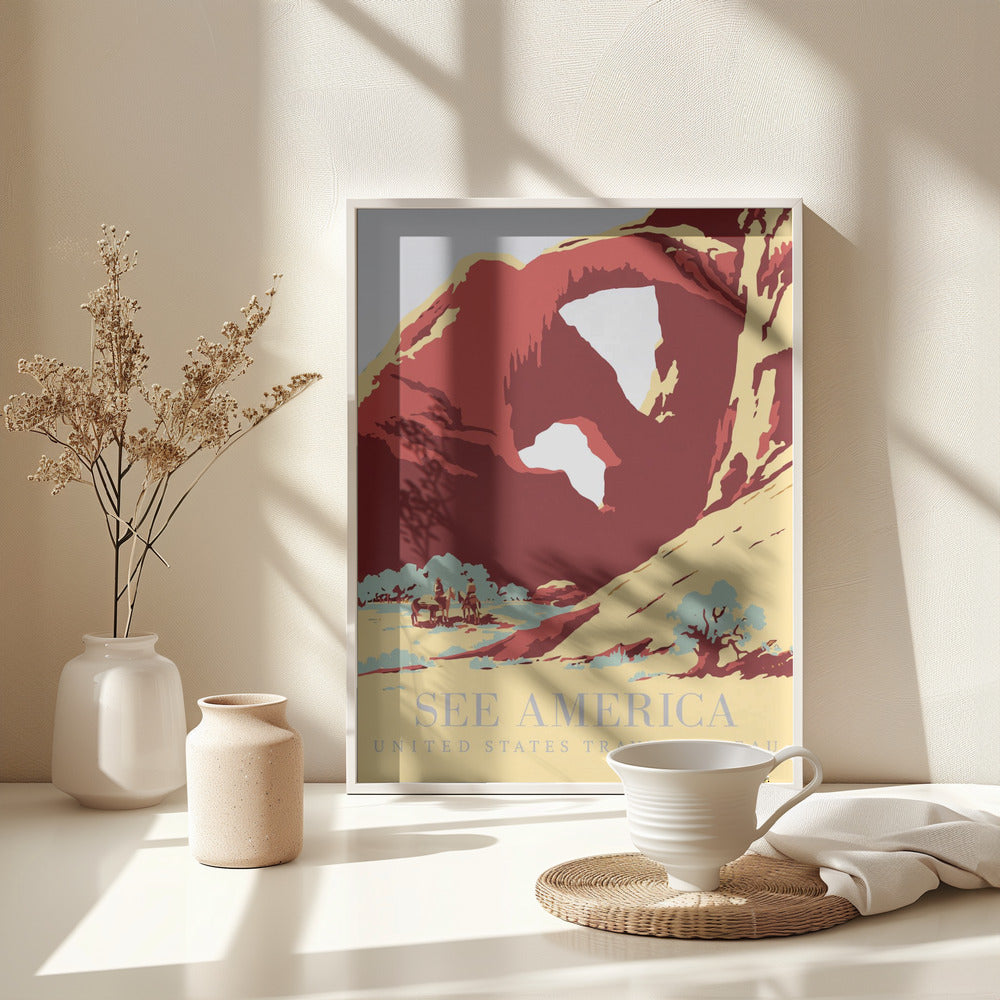 See America Poster - Poster / Art Print - interiör
