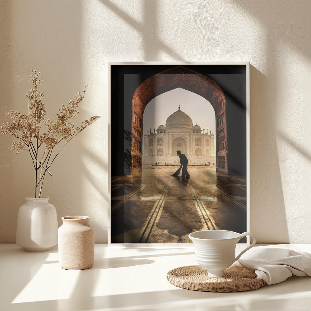 Taj Mahal cleaner - Poster / Art Print - interiör