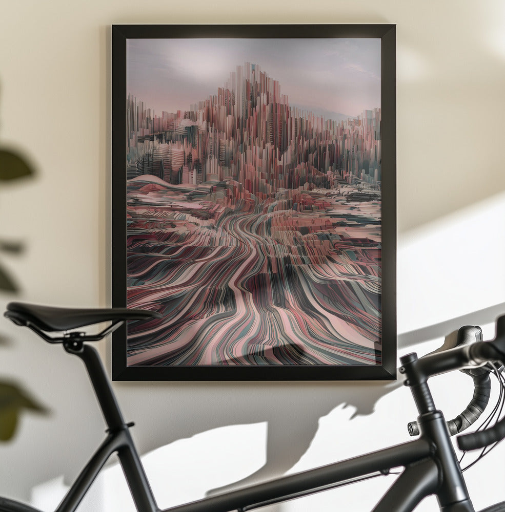 Abstract City - Poster / Art Print - interiör