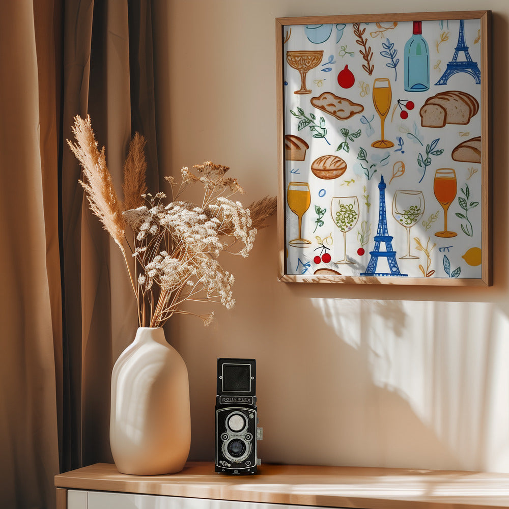 Paris Things - Poster / Art Print - interiör