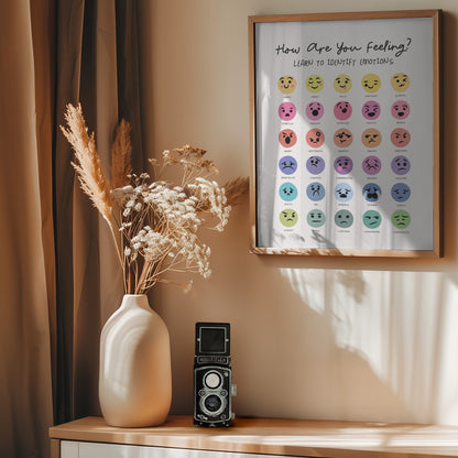 Feeling Chart - Poster / Art Print - interiör