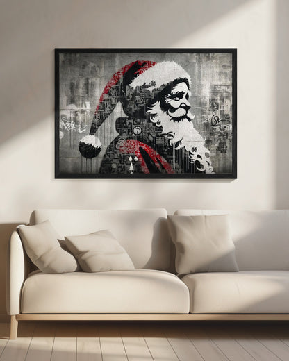 Santa - Poster / Art Print - interiör