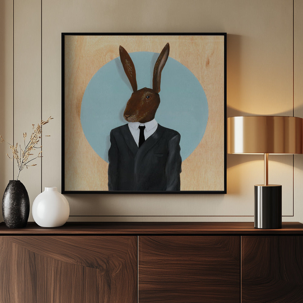 David Lynch Rabbit - Poster / Art Print - interiör