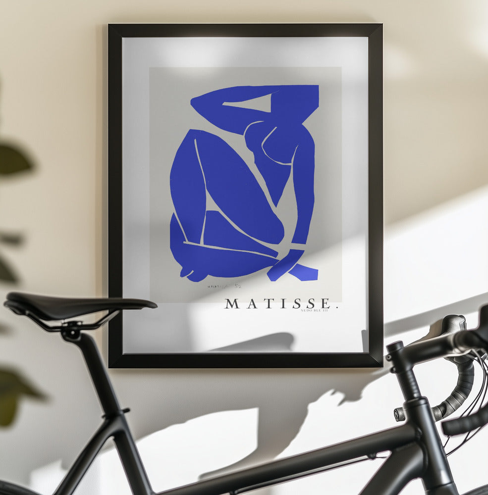 Nudo Blu III 1952 Boarder - Poster / Art Print - interiör