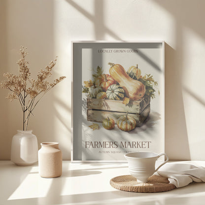 Farmers Market Squash - Poster / Art Print - interiör