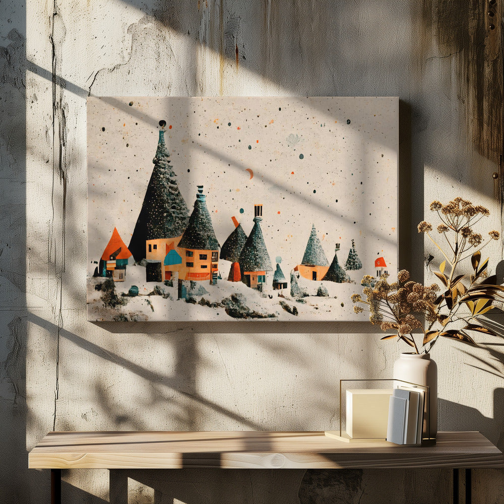 Fairy Village - Poster / Art Print - interiör