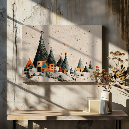 Fairy Village - Poster / Art Print - interiör
