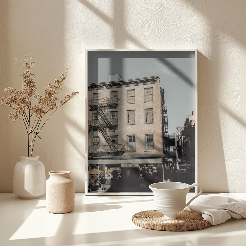New York City Street scecne - Poster / Art Print - interiör