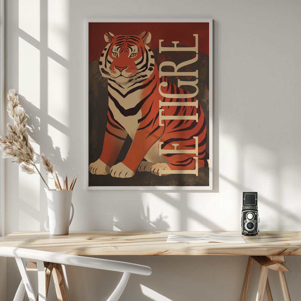 Le Tigre - Poster / Art Print - interiör