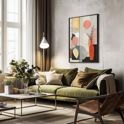 Essence In Geometry - Poster / Art Print - interiör