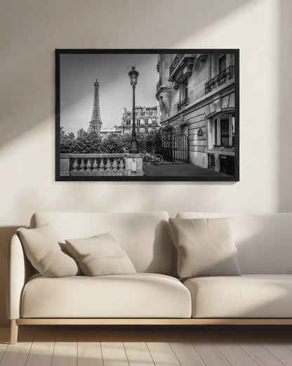 Monochrome Parisian Charme - Poster / Art Print - interiör