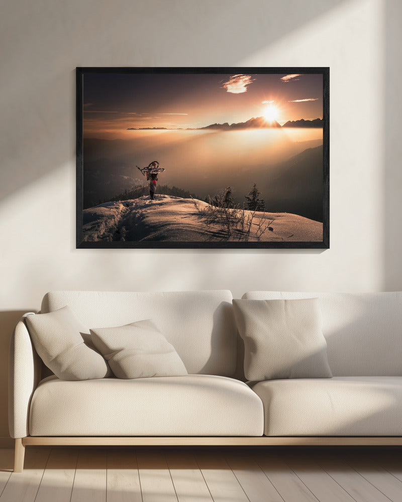Greeting to the Sun - Poster / Art Print - interiör