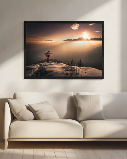 Greeting to the Sun - Poster / Art Print - interiör