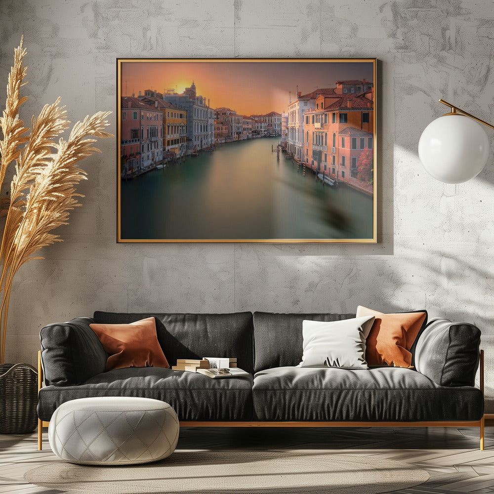 Sunset in Venice - Poster / Art Print - interiör