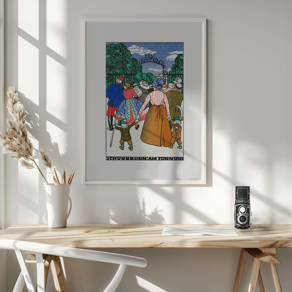Schönbrunn On Sunday - Poster / Art Print - interiör