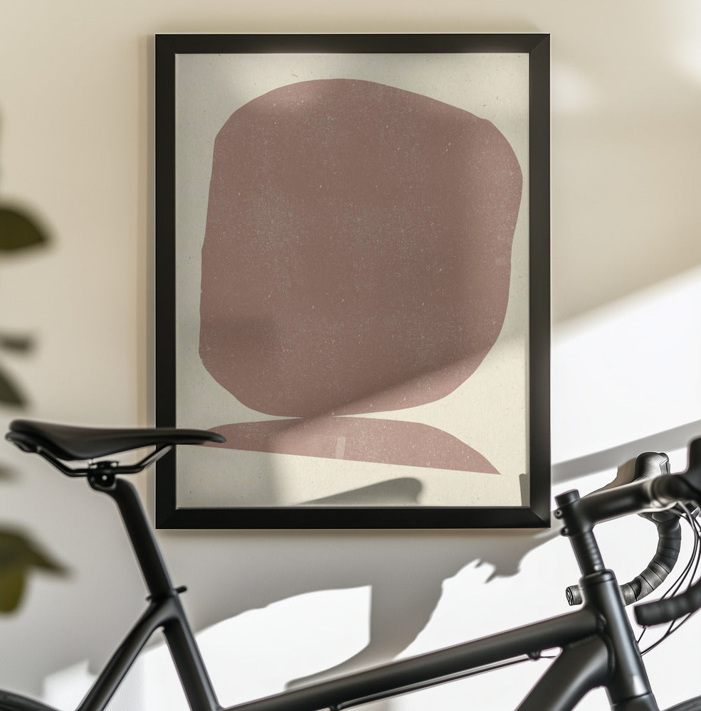 Earthy Stone - Poster / Art Print - interiör