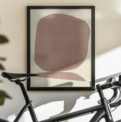 Earthy Stone - Poster / Art Print - interiör