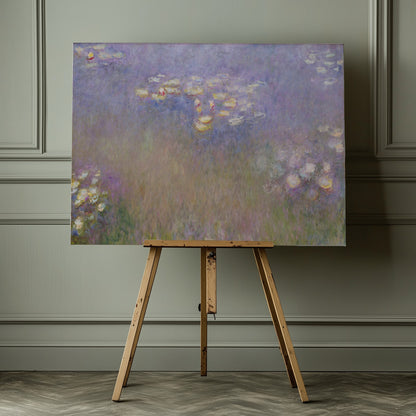 Claude Monet's Water Lilies - Poster / Art Print - interiör