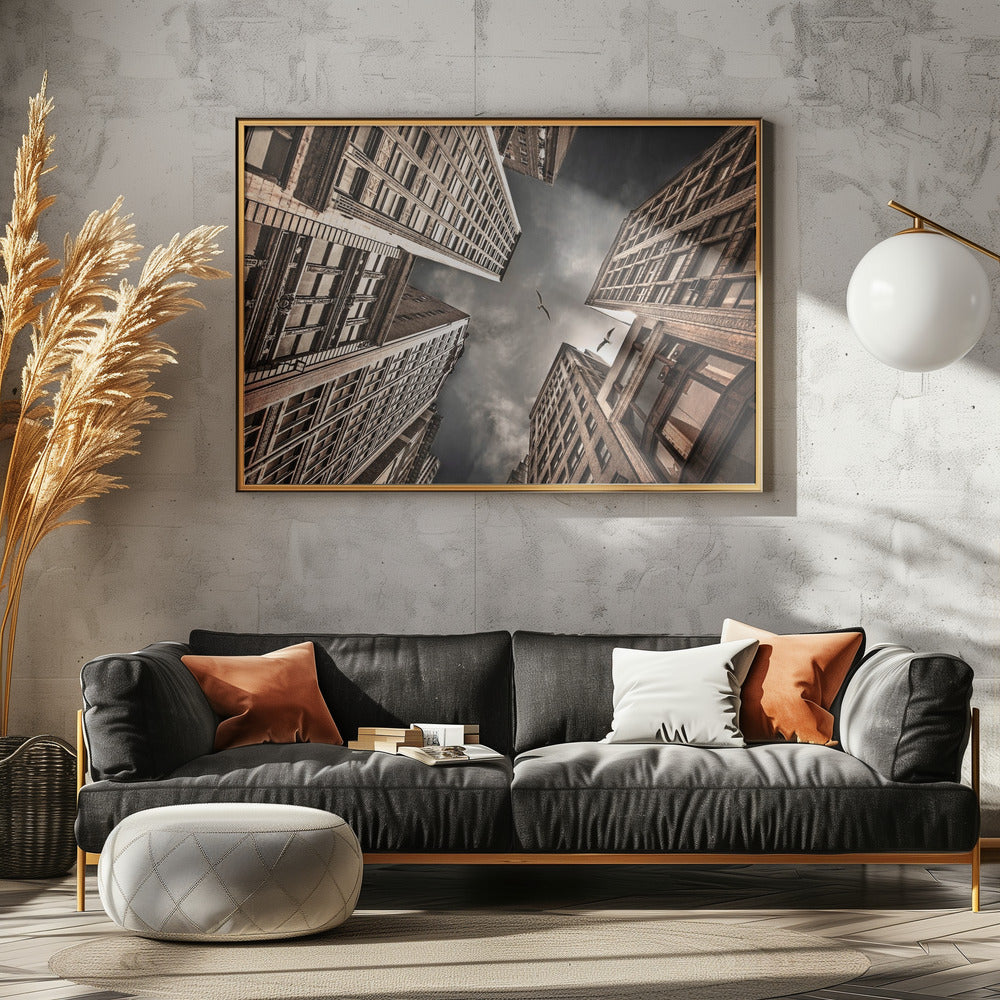 Locked in civilization - Poster / Art Print - interiör