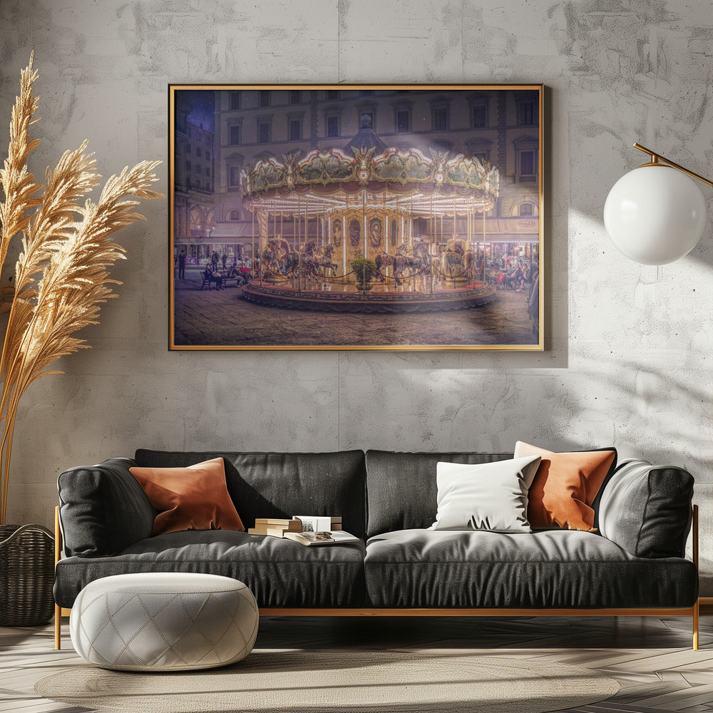 Carousel - Poster / Art Print - interiör